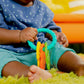 Bright Starts Tropical Chews Silicone Teething Ring - BPA-Free Monkey, Leaf, Banana - Unisex, 3 Months +