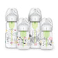 Dr. Browns Anti-Colic Options + Wide-Neck Baby Bottle Designer Edition, Woodland, 5 oz/150 mL + Ocean, 9oz/270mL, Level 1 Slow 