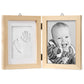 Chuckle Baby Hand And Footprint Kit With Hangers - Personalized Newborn Baby Gifts For Baby Boys, Baby Girls, Baby Registry, Nur