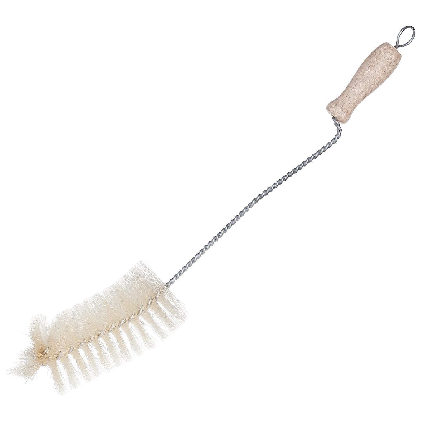 Redecker Baby Bottle Brush With Pig Bristles And Steel Wire And Beechwood Handle, 12-1/2-Inches, Set Of 2 - Baby Bottle Brush Na