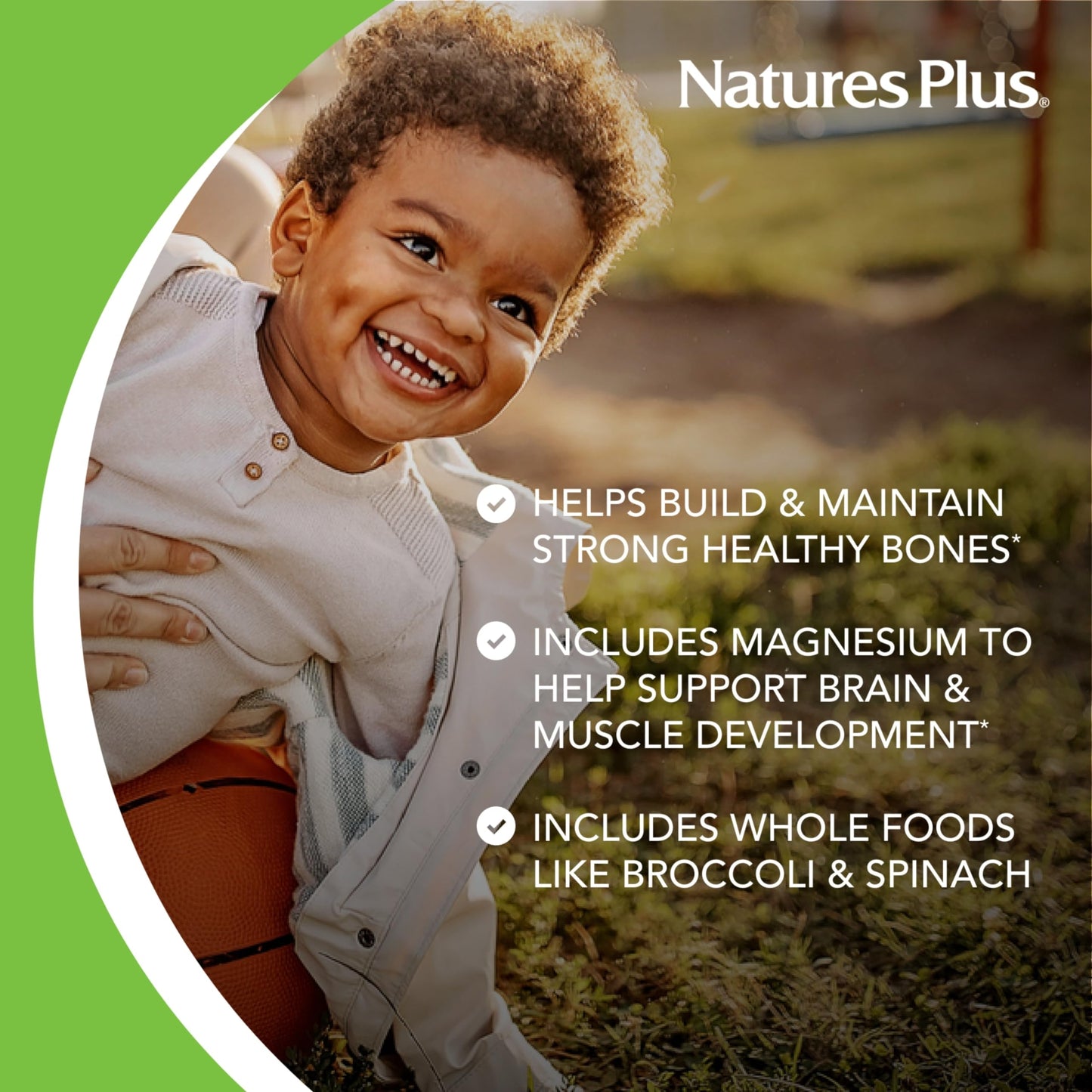 Naturesplus Animal Parade Sugar-Free Children'S Calcium, Vanilla Sundae Flavor - 90 Chewable Animal Shaped Tablets - Magnesium F