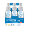 Dr Browns Natural Flow Feeding Bottle 6Pk Clear With Blue Writing - 250Ml(8Oz) (Standard)