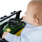Bright Starts John Deere 4-in-1 Gator Green Baby Activity Center & Push Walker with Removable Interactive Steering Wheel Toy, 6