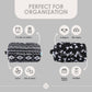 Easy Baby - Diaper, Bottle, And Supplies - Organizer Pouches - Change, Feed, And Dress Me (4 Pack Brooklyn) | Organizing Packing