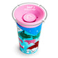 Munchkin Miracle 360 Wildlove Sippy Cup, 9 Oz, 2 Pack, Tiger/Rhino