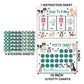 Dog Potty Training Sticker Chart, 10 Potty Charts With 216 Round Stickers & 1 Instruction Sheet, Potty Reward Sticker Chart For