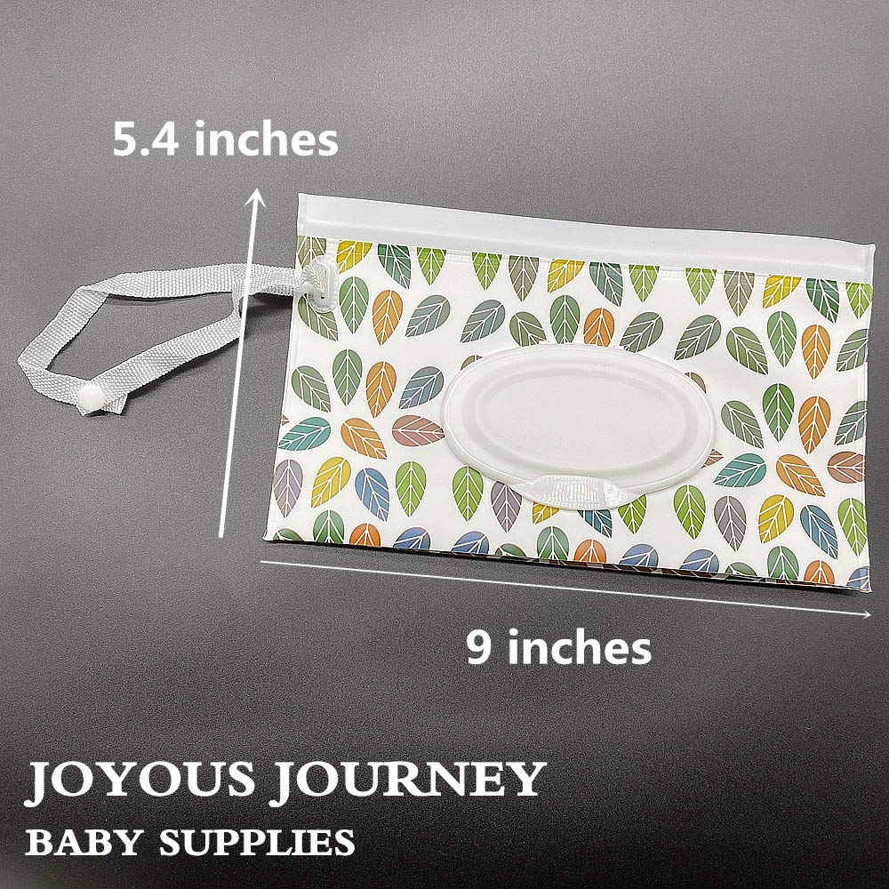 Portable Pouch Bags Set, 2 Pack Wet Wipe Holder Container, Reusable And Refillable Personal Travel Wet Wipes Dispenser Cases