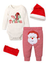 Abbence My First Christmas Baby Girl Boy Outfit,Baby 1St Christmas Newborn 4Pcs 0-3 Months