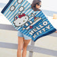 Jay Franco Hello Kitty Bath Pool Beach Towel - Nautical Super Soft & Absorbent 100% Cotton Towel, Measures 28 X 58
