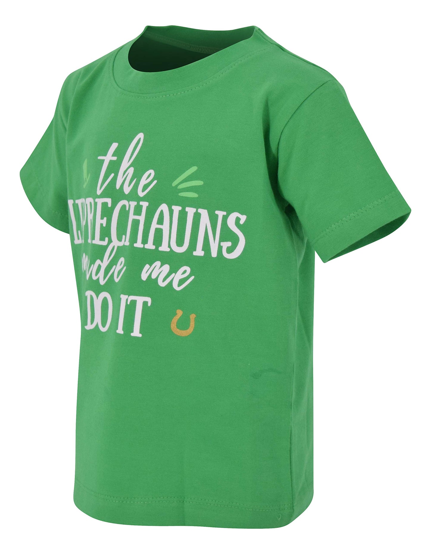 Green Funny Girls Boys St Patricks Day Shirt For Kids Toddlers Children'S St Patrick'S Irish T Shirt Place Outfit (2T, Green)