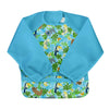 Green Sprouts Easy-Wear Long Sleeve Bib  Waterproof Protection  Flipped Pocket, Soft Material, Easy Clean Smock