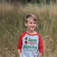 7 Ate 9 Apparel Kids Big Brother Christmas Raglan Shirt Red 18 Months