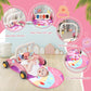 Baby Play Gym Walker Kick And Play Piano Gym For Boys Girls Play Mat Musical Tummy Time Mat Infant Christmas Newborn Gifts Toddl