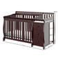 Storkcraft Portofino All-in-One Convertible Crib & Changer (Pebble Gray) - GREENGUARD Gold Certified, Fits Standard Crib Mattres