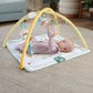 Fisher-Price Baby Playmat Simply Senses Newborn Gym With Mobile & Sensory Activity Toys For Developmental Play Ages 0+ Months