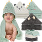 Saranna Baby Hooded Towels for Newborn 13pcs, Soft Baby Bath Towels and Washcloths Set for Toddlers, Infant Towels with Hood Set