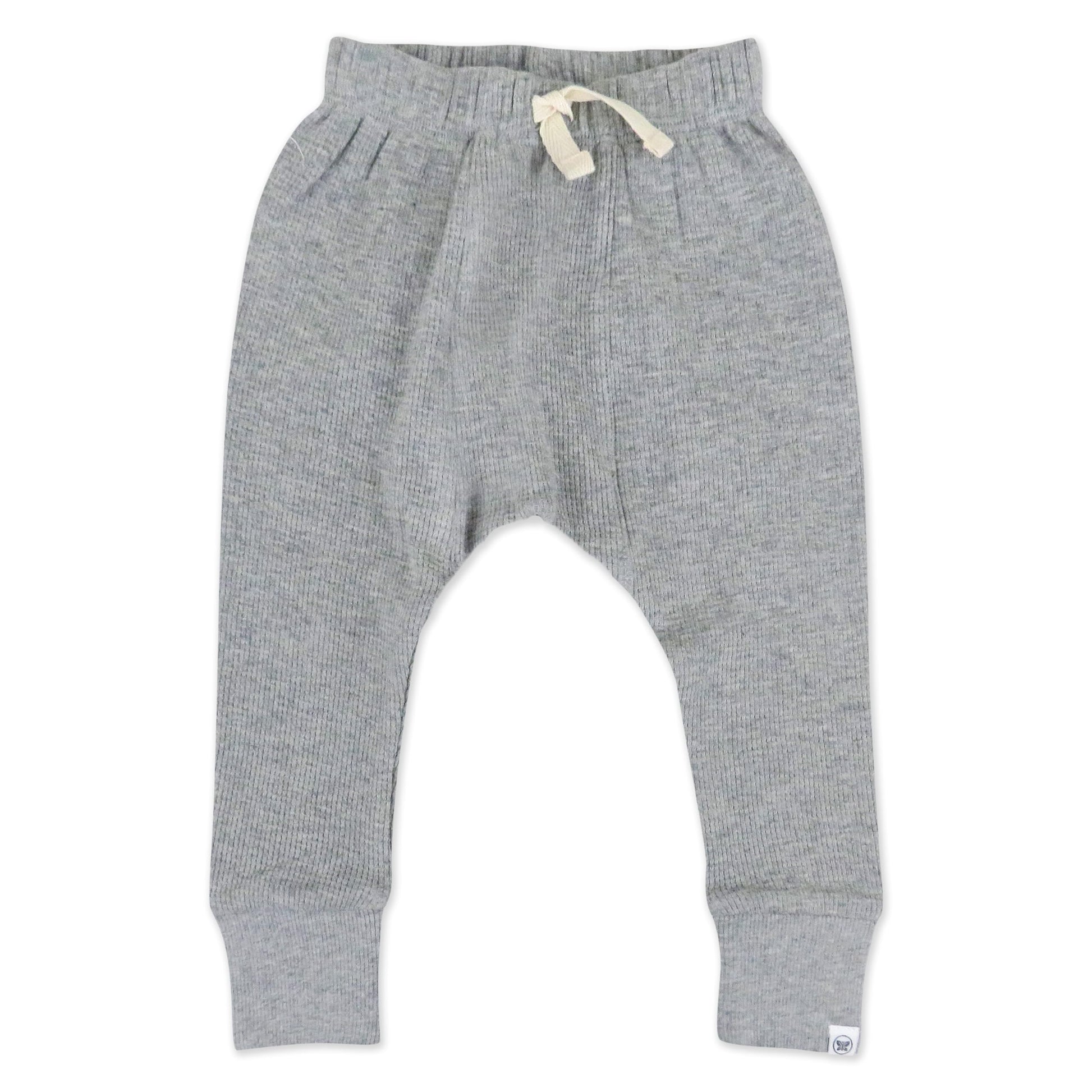 Honestbaby Multipack Honest Pants Joggers Pull On 100% Organic Cotton For Infant Baby And Toddler, Boys, Girls, Unisex, Gray Hea