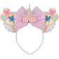 Bolonar Castle Mouse Ears Headband Sequin Pink Mouse Ears Mouse Ears Bow Headbands Christmas Headbands For Adults