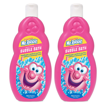 Mr. Bubble Original Bubble Bath - Great for Your Baby, Kids, and Adults - Hypoallergenic, Tear Free Bubble Bath Solution (2 Bott