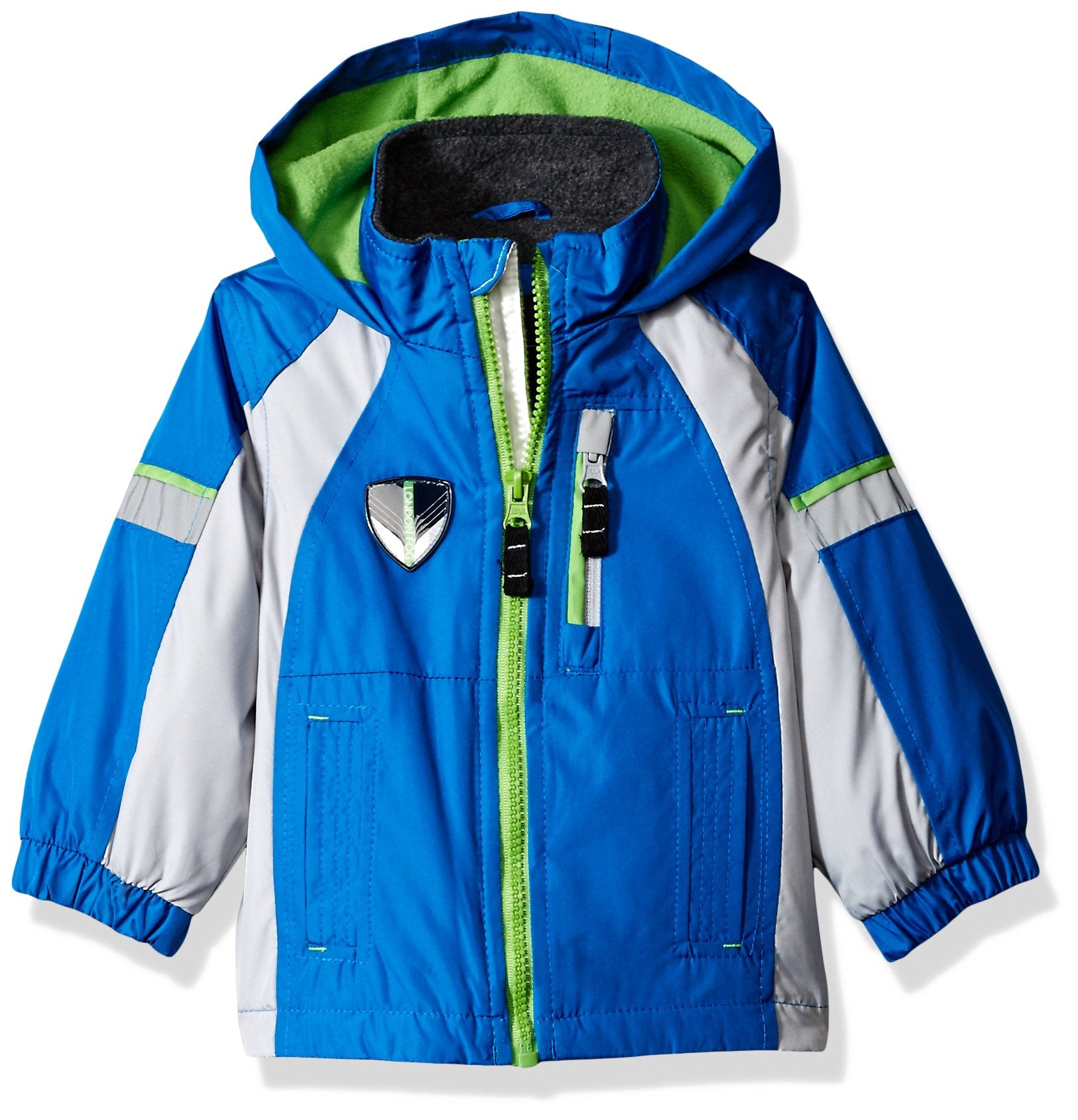 London Fog Baby Fleece Lined Transitional Jacket, Blue, 12 Months