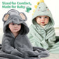 Saranna Baby Hooded Towels for Newborn 13pcs, Soft Baby Bath Towels and Washcloths Set for Toddlers, Infant Towels with Hood Set