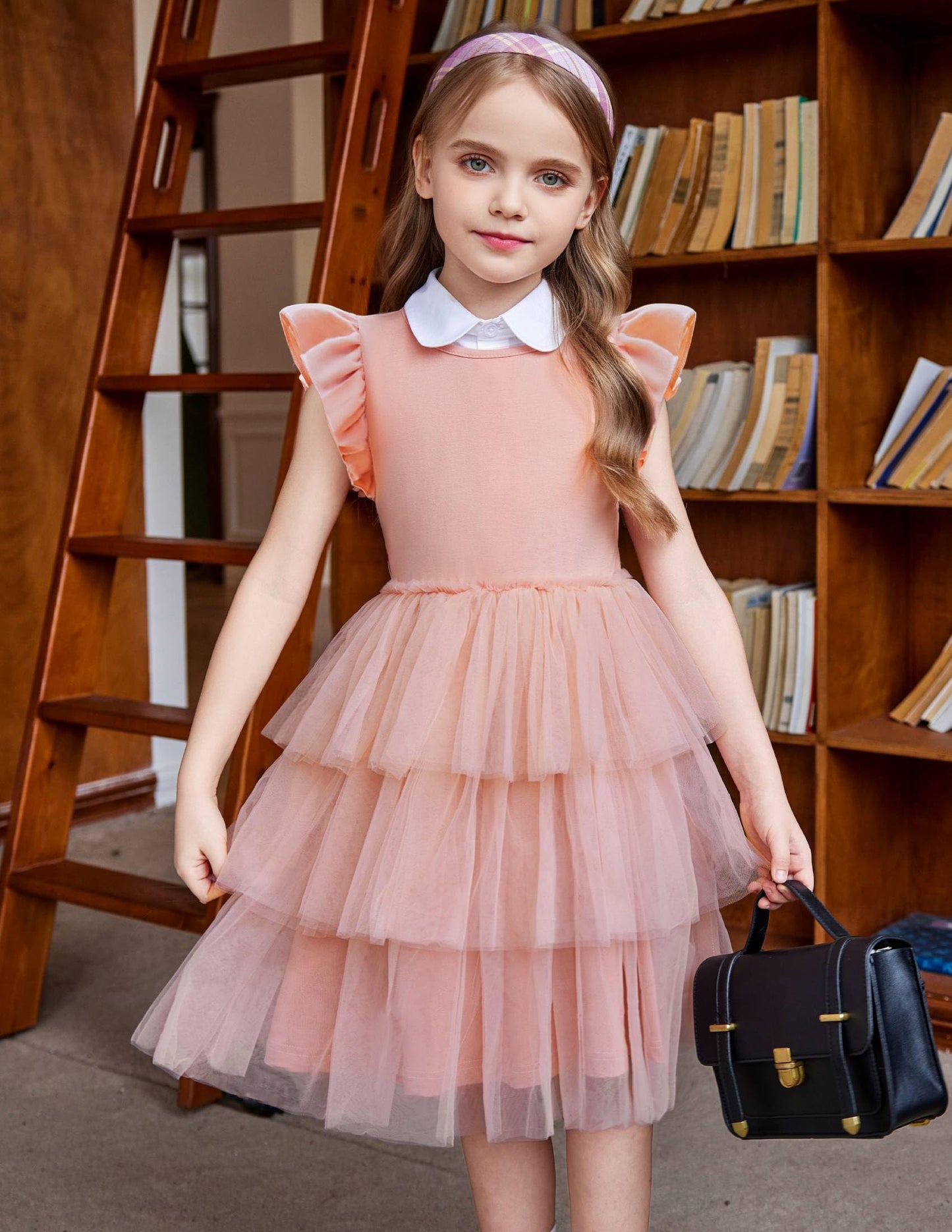 Arshiner Toddler Tutu Dresses Summer Dress Cute Pink Valentine Tulle Sundress For Little Girls 3-4 Years