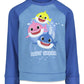 Pinkfong Baby Shark Daddy Mommy Infant Baby Boys Fleece Raglan Pullover Sweatshirt Blue 18 Months