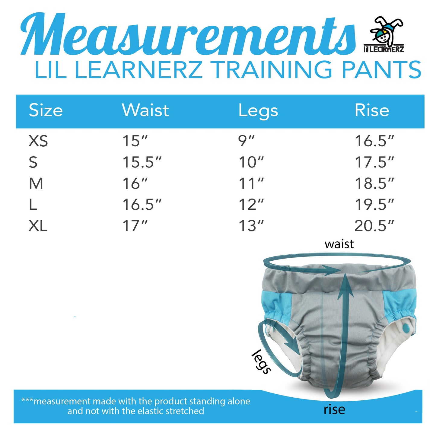 Kanga Care Lil Learnerz Reusable Toilet Training Pants (Xsmall - Tokibambino & Sweet)