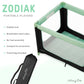 Dream On Me Zodiak Portable Playard In Mint, Lightweight, Packable And Easy Setup Baby Playard, Breathable Mesh Sides And Soft F