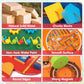 Train Activity Wall Busy Board Panels | 11-in-1 Wooden Sensory Wall Panel for Kids, Toddler Montessori Learning Activity Center,