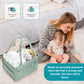 Cute Castle Baby Diaper Caddies, 2 Pack, Green