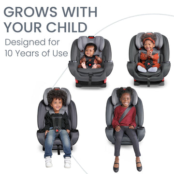 Britax One4Life Convertible Infant Car Seat, 10 Years Of Use From 5 To 120 Pounds, Converts From Rear-Facing To Forward-Facing B
