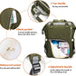 Limhoo Diaper Bag Backpack For Men Dad, Waterproof Large Canvas Camo Nappy Bags, Baby Care Bag (Army Green)