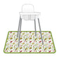 Bapronbaby Taco Party Splash Mat - Waterproof Catch-All For Under High Chairs, Floors, Tables, Playtime Or Arts & Crafts - Machi
