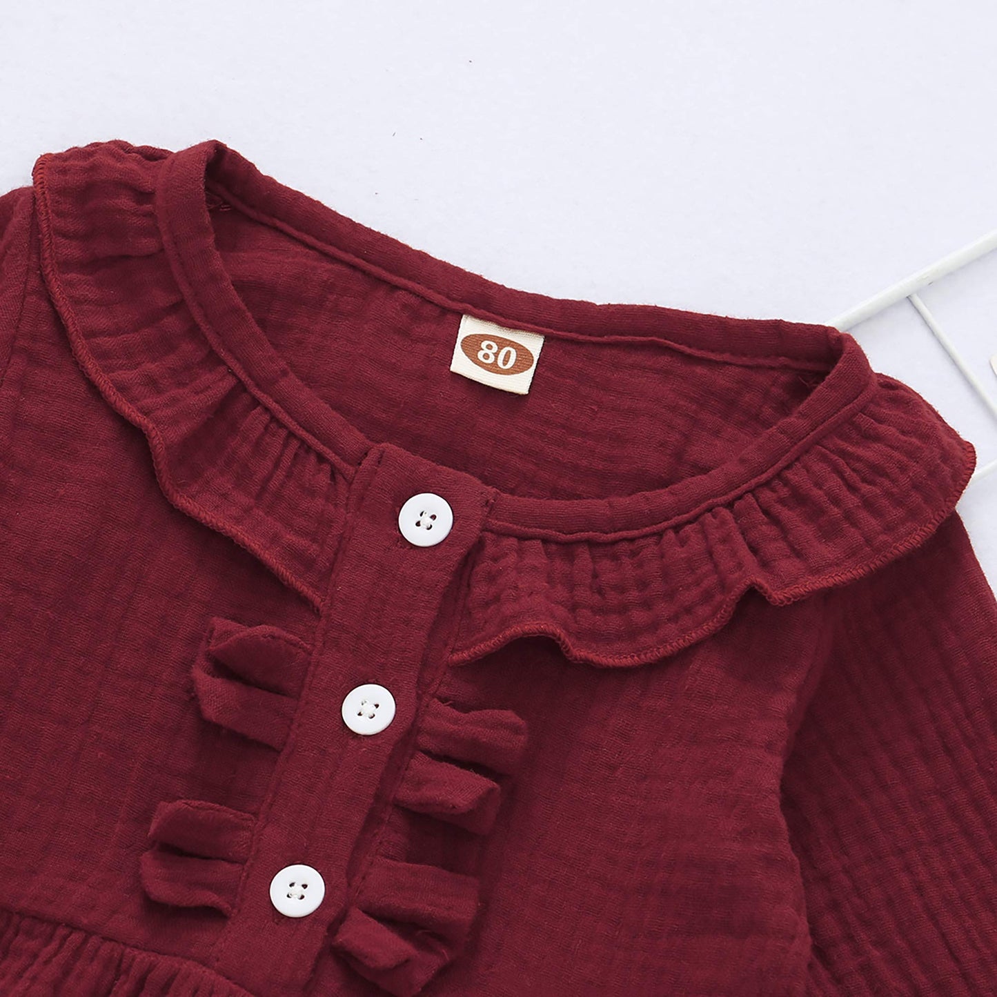 18 Months Girl Clothes 2T Toddler Baby Girl Outfits Ruffle Sleeve Top Blue Ripped Denim Jeans Boutique Baby Girl Clothes 18-24 M