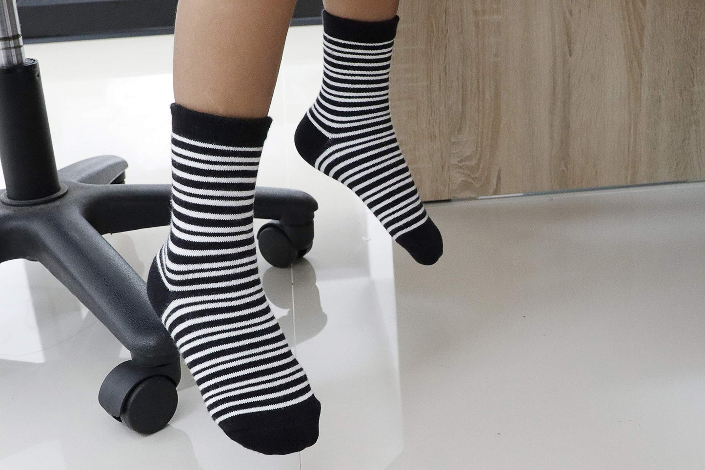 Rative 12-Pack Cotton Crew Socks For Unisex Baby Infant Toddler Kids Boys Girls(6-12 Months,12-Pairs/Ru-3Cun)