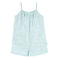 Gerber Baby Girls Toddler 2-Pack Sleeveless Romper Jumpsuit, Light Grey And Sand Dollars, 18 Months