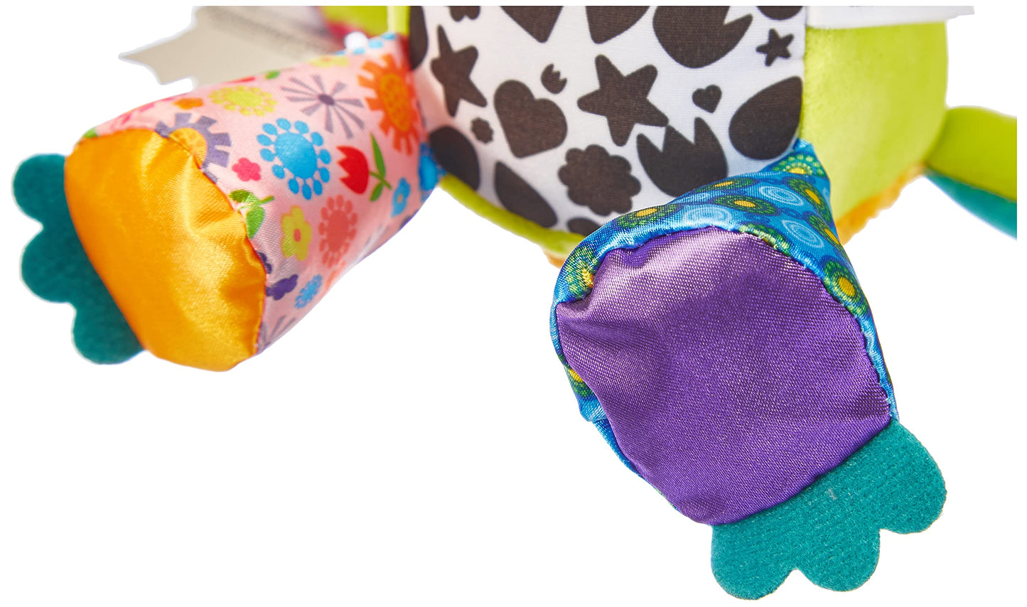 Lamaze Flip Flap Dragon Clip On Car Seat and Stroller Toy - Soft Baby Hanging Toys - Baby Crinkle Toys with High Contrast Colors