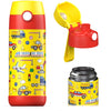Jarlsona Kids Water Bottle - Mali - Insulated Stainless Steel Water Bottle With Chug Lid - Thermos - Girlsboys (Vehicles Mosaic,