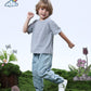 Cosland Toddler Boys T Shirts Short Sleeve Heavyweiht Cotton Plain Gray Tees 2T