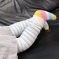 Bowbear Baby And Toddler Happy Legs Leg Warmers, Blue Stripes
