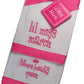Mud Pie Lil Miss March Future Beauty Queen Baby Burp Bib Cloth Cotton Towel - Set Of 2