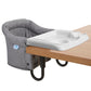 Evolur Hook-On Baby High Chair, Portable Clamp-On Dining Seat with Dishwasher Safe Food Grade Tray, Clip-On Table Chair, Carry B