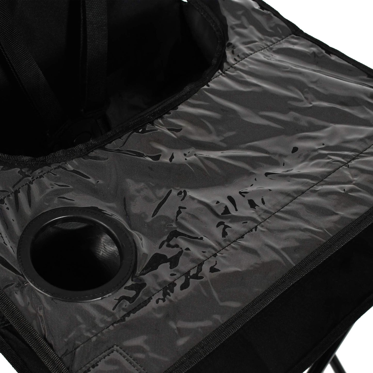 Ciao! Baby Portable High Chair For Travel, Fold Up High Chair With Tray, Black