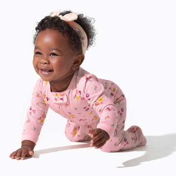 Onesies Brand Baby Girl'S 4-Pack Sleep 'N Play Footies Multi Pack, Fox, 6-9 Months