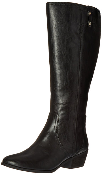 Dr Scholls Shoes Womens Brilliance Wide Calf Knee High Boot, Black, 9 Us