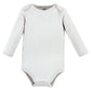 Hudson Baby Unisex Baby Cotton Long-Sleeve Bodysuits, Pink Penguin 3-Pack, 3-6 Months