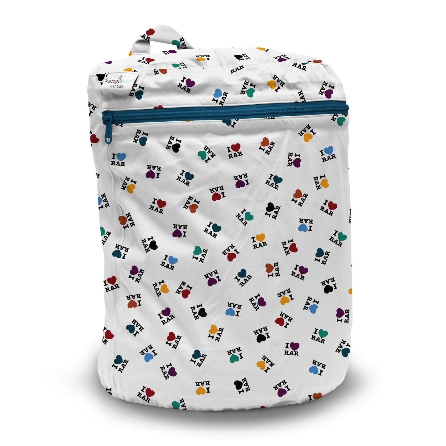 Kanga Care Wet Bag Seam Sealed Waterproof 3D Dimensional For Baby Cloth Diapers, Travel, Beach, Pool, Gym, Swim | I Love Rar