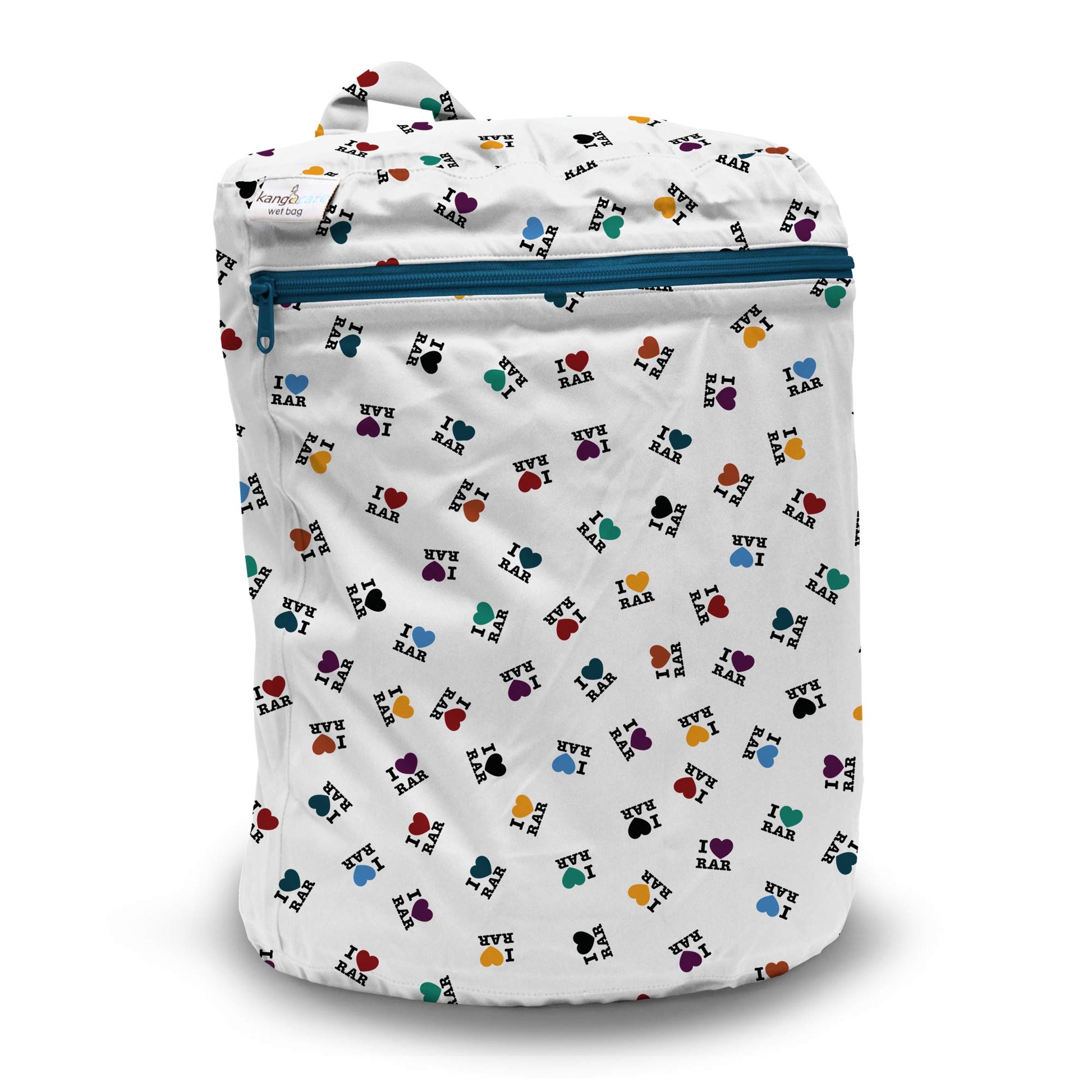 Kanga Care Wet Bag Seam Sealed Waterproof 3D Dimensional For Baby Cloth Diapers, Travel, Beach, Pool, Gym, Swim | I Love Rar