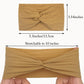 Bbgifts 15Pcs Baby Nylon Headbands 5 Inches Handmade Cross Elastic Headbands For Baby Girls Newborn Infant Toddlers Kids
